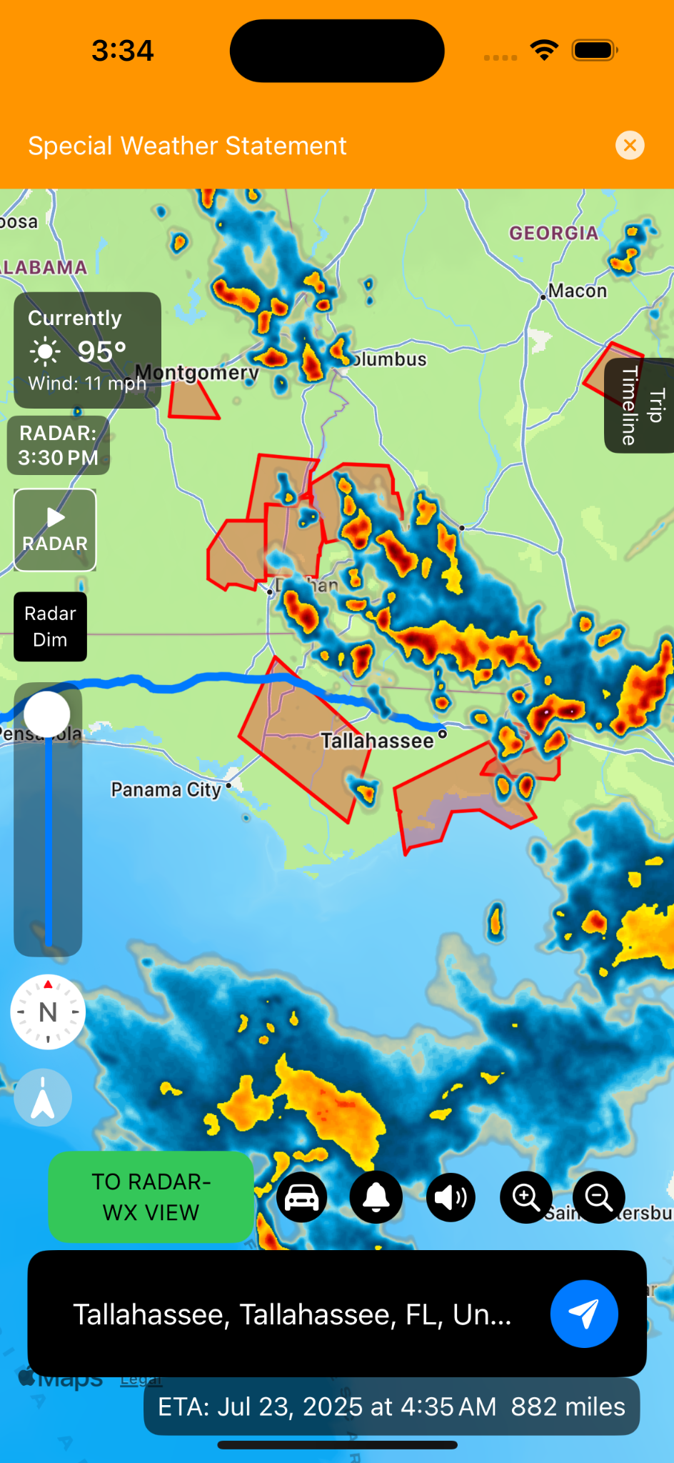 Storm map screenshot 1