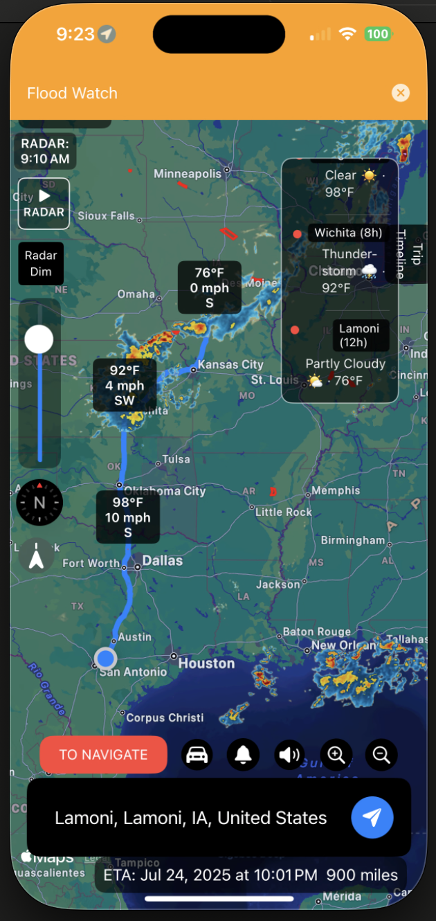 Storm map screenshot 2